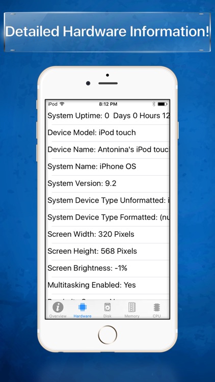System Info - Device information