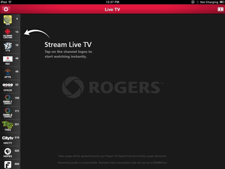 Rogers Live TV Tablet (ATL) screenshot-3