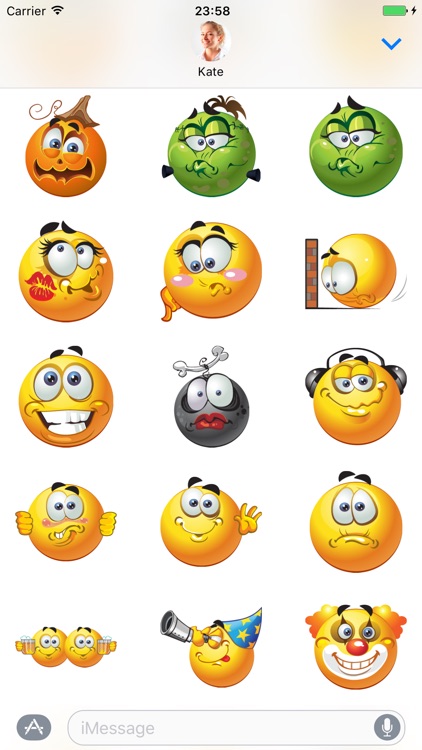Emoji - Stickers for iMessage screenshot-4