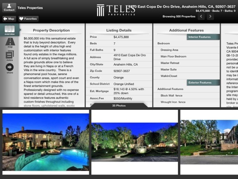 Teles Properties for iPad screenshot 4