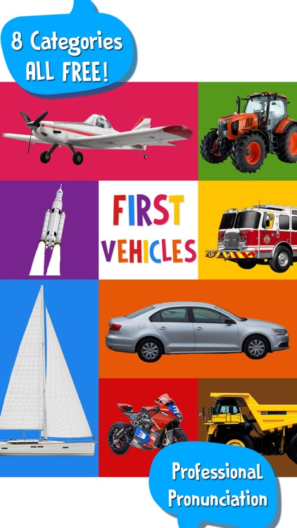 First Words for Baby: Vehicles