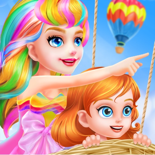 Rainbow Princess Makeover - Magic Kingdom Salon Icon