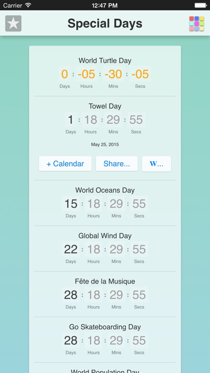 Special Days App