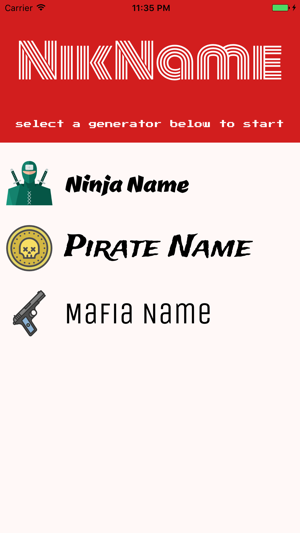 NikName - The Name Generator