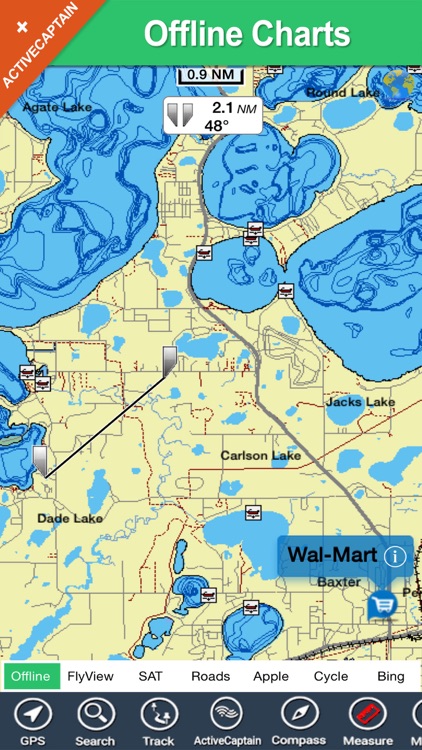 Lake Minnetonka HD GPS maps offline fishing charts by Flytomap