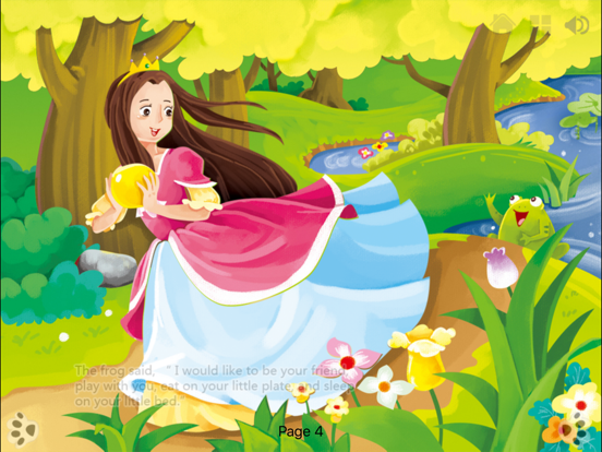 The Frog Prince - bedtime fairy tale Interactive Book-iBigToy screenshot