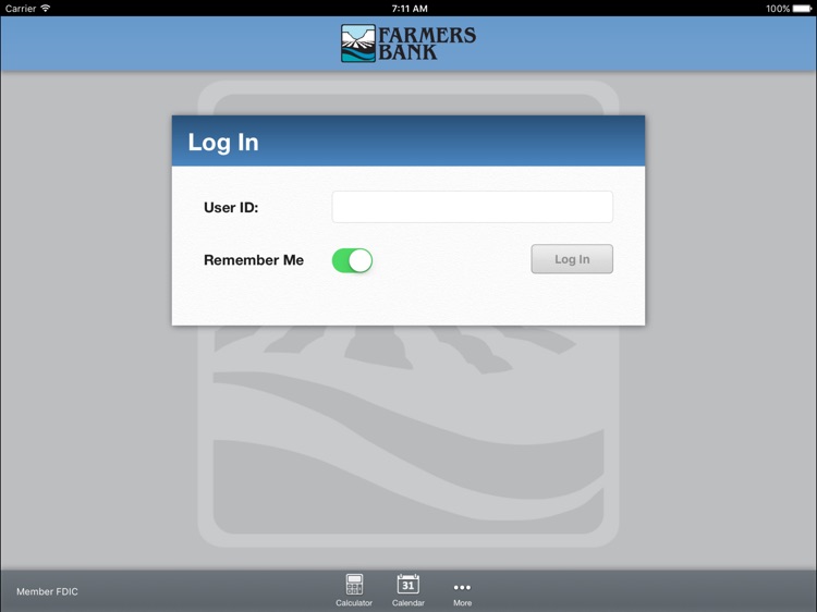 Farmers Bank Idaho for iPad