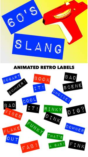 60's Slang: Retro Labeler(圖3)-速報App