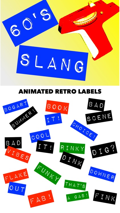 60's Slang: Retro Labeler