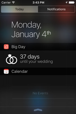 Big Day - Daily Countdown screenshot 4