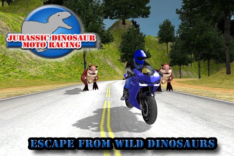 Jurassic Dinosaur Moto Racing Simulator screenshot 2