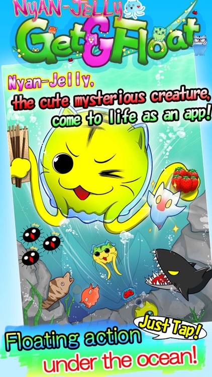 Nyan-Jelly  Get & Float: Decorate with sweets! screenshot-0