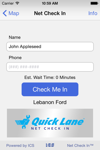 Net Check In - Lebanon Ford screenshot 2