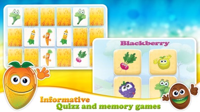 How to cancel & delete Veggies & Fruits: kids educational games - English from iphone & ipad 3