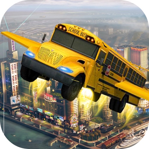 Futuristic Flying Bus Simulator 2016 iOS App