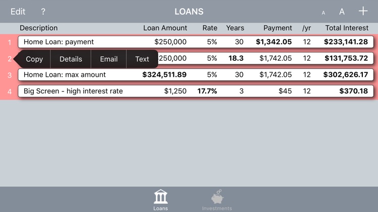 moneycalc wiz by robert madsen multiple loan calculator