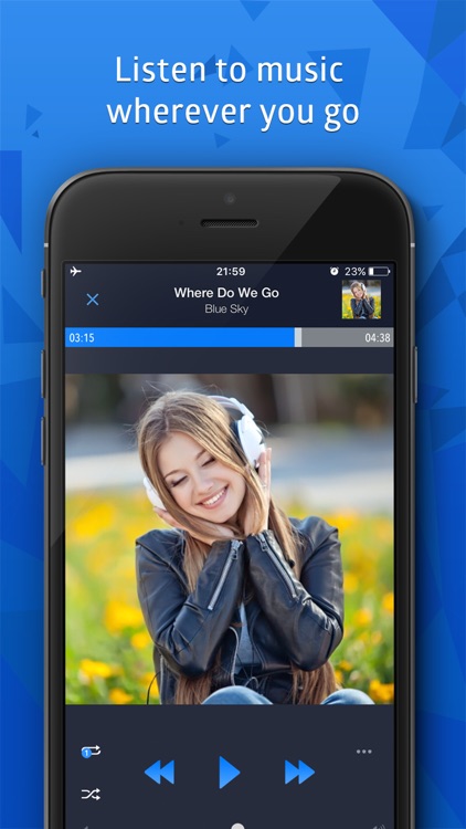 CloudBeats: mp3 music player for Dropbox, Onedrive