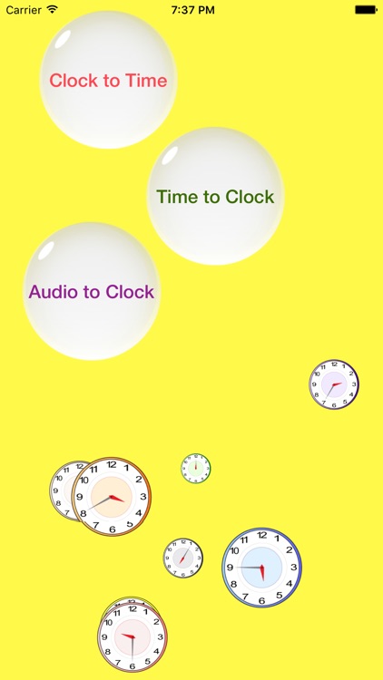 Bubble Clock Time