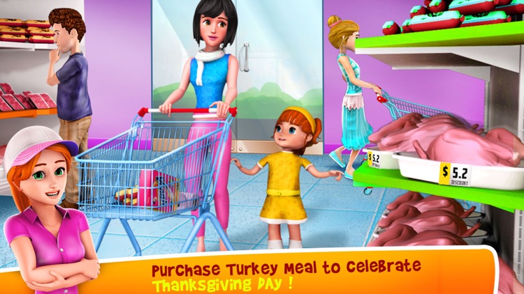 Thanksgiving Supermarket Store - Time Managament screenshot-3