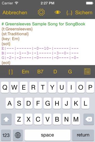 SongBook Chordpro screenshot 2