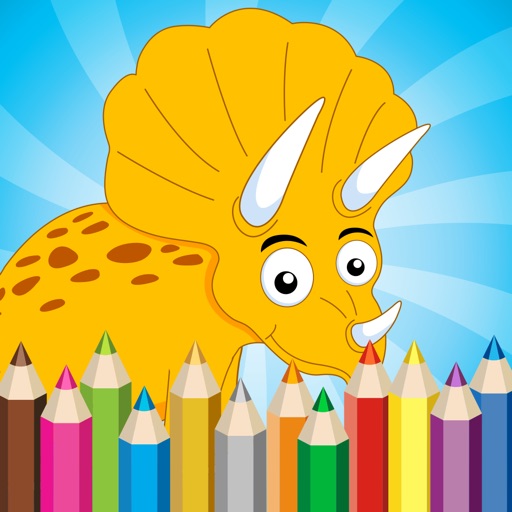 Dinosaur Coloring Book - Free For Toddler And Kids Icon