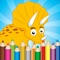 Dinosaur Coloring Book - Free For Toddler And Kids