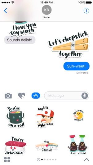 Sushi Stickers for iMessage(圖3)-速報App