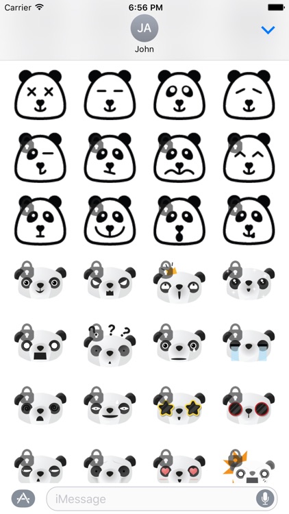 Panda Emoji Stickers