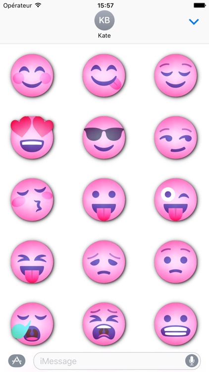 PINK Emoji • Stickers for iMessage