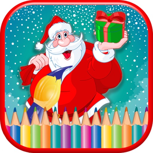Christmas Coloring  Game For Kids & Adults iOS App