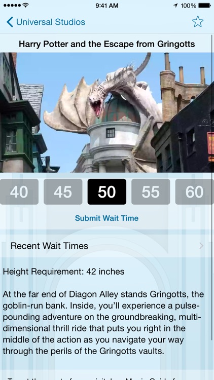 Wait Times for Universal Orlando