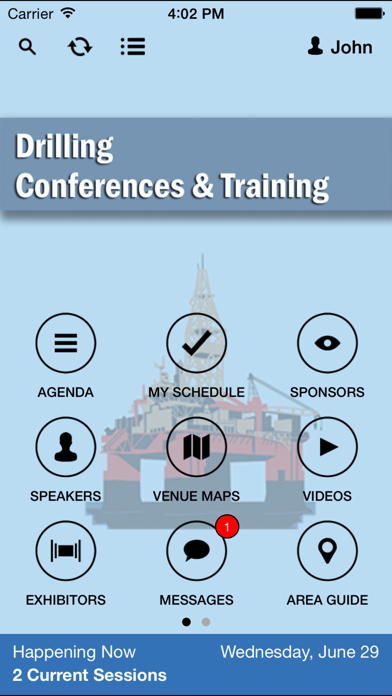 How to cancel & delete Drilling Conferences and Training from iphone & ipad 2