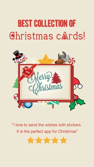 Christmas Cards designs stickers & quote