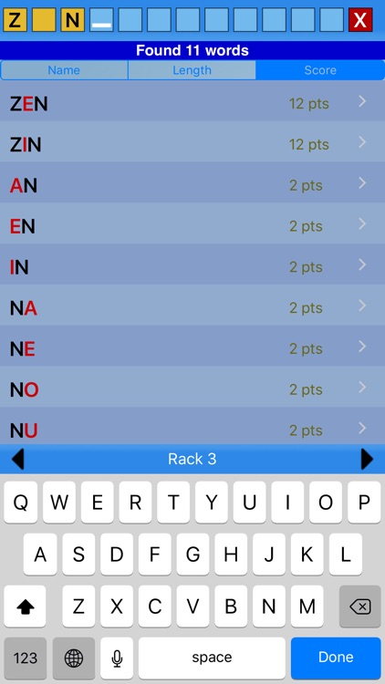 WWF Helper - Anagram & Word for Words with Friends screenshot-4