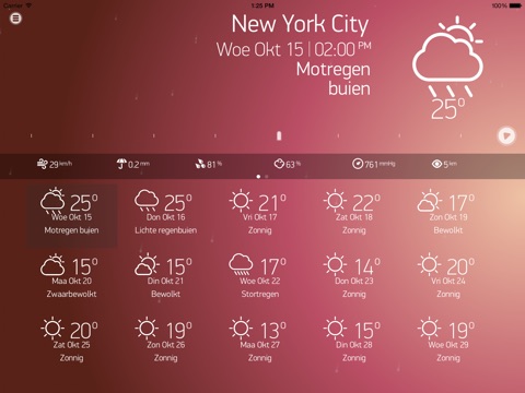 Weather Book for iPad screenshot 2