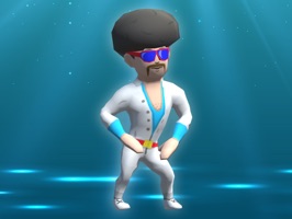 Make your conversations cuter with these Dancing Disco Guy animated Stickers