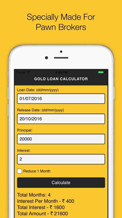 Gold Loan Calculator