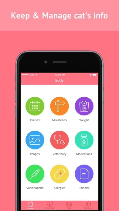 Cat Buddy Pro - My Cat File and First Aid Screenshot 1