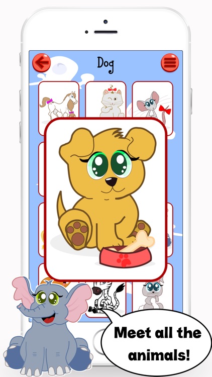 Cute Animals Matching Game – Best Educational App screenshot-3