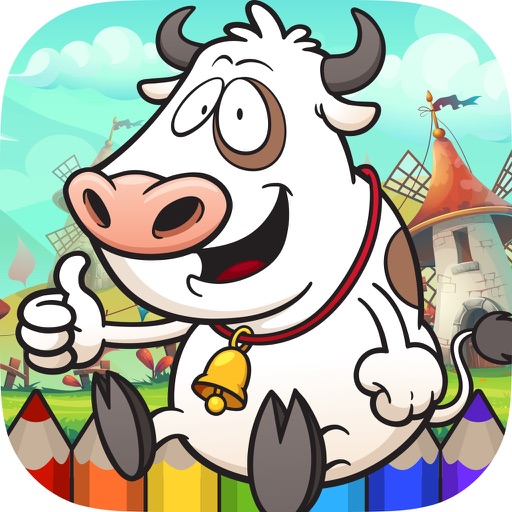Farm Coloring Book - Animals Painting Game for Kid Icon