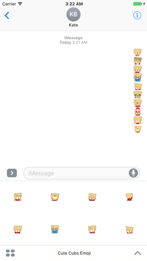 Cute Cubs Emoji(圖1)-速報App