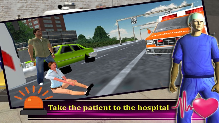 Ambulance Rescue Driver 3d 2016 : free game