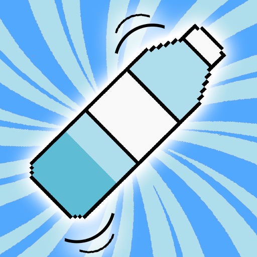 2D Water Bottle Flip Icon