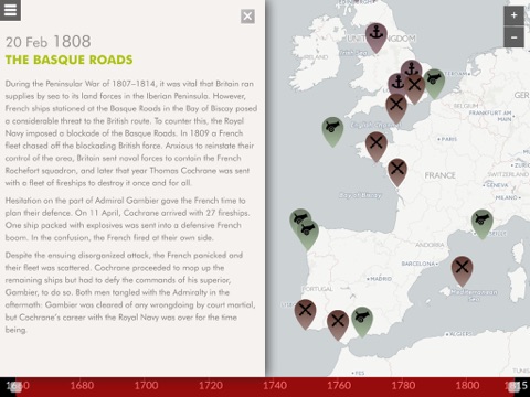 Timeline Nelson - National Maritime Museum screenshot 4