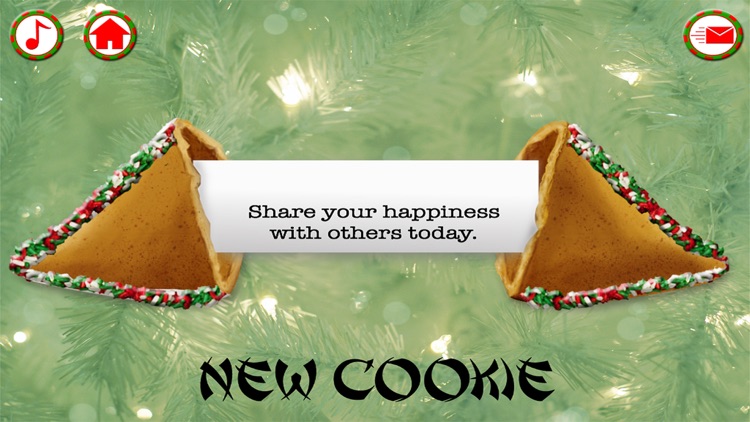 Christmas Fortune Cookies Daily Lucky Good Cookie