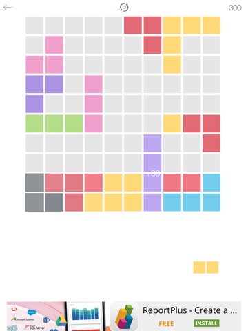 Puzzle Block game 10x10 plus tiles brain train fun screenshot 2