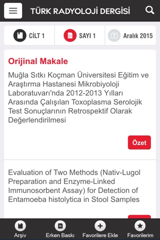 Türk Radyoloji Dergisi screenshot 2