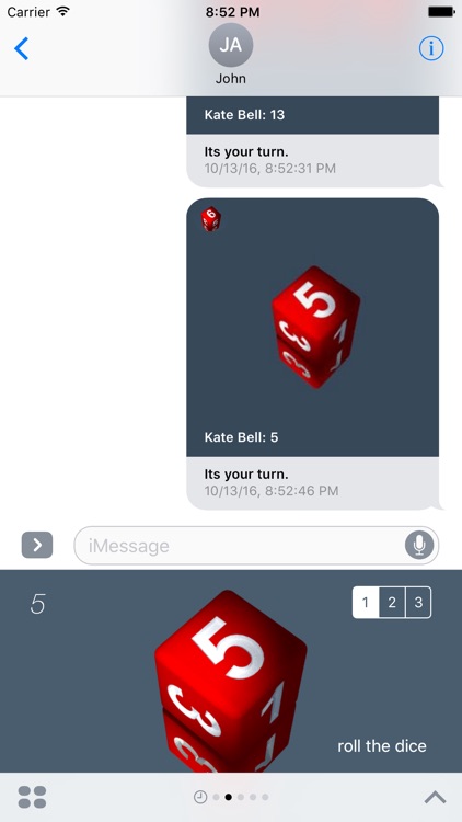 RPG D6 Role-Player Dice for iMessage