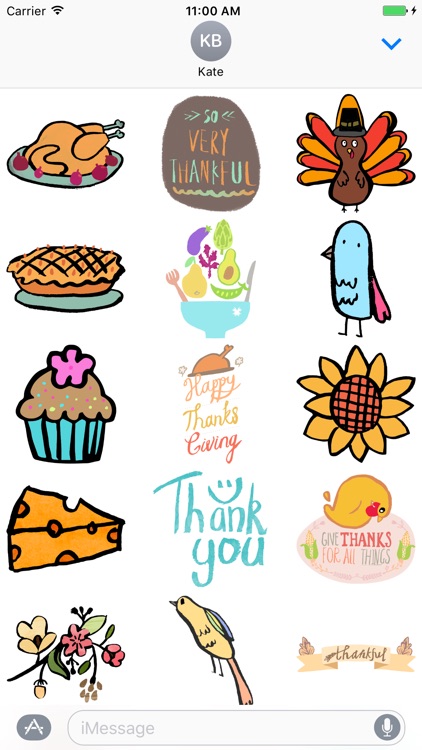 Thanksgiving Photo Grid - Fc Sticker screenshot-3