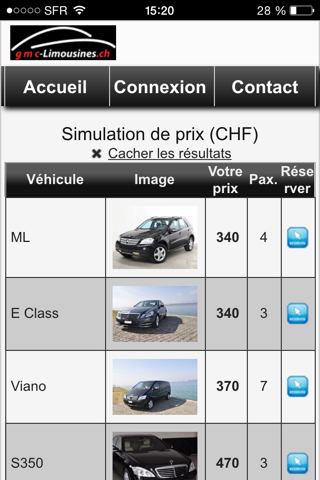 GMC Limousines screenshot 3